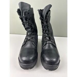 Belleville F360ST Steel Toe Combat Boots Womens Size 5.5W Black Leather Military